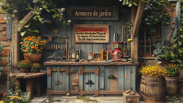 Armoire de jardin : les principales étapes de construction