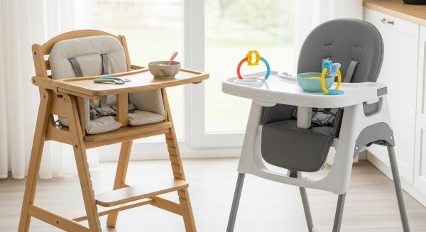 Faut-il privilégier la chaise haute bébé en bois ou en plastique ?